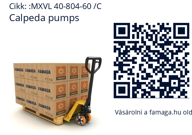   Calpeda pumps MXVL 40-804-60 /C
