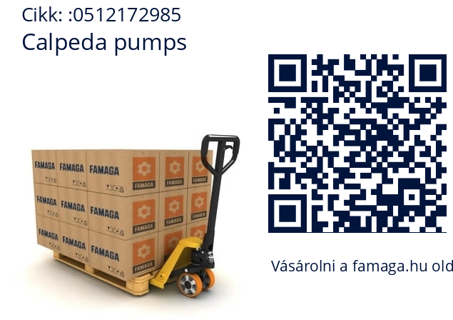   Calpeda pumps 0512172985
