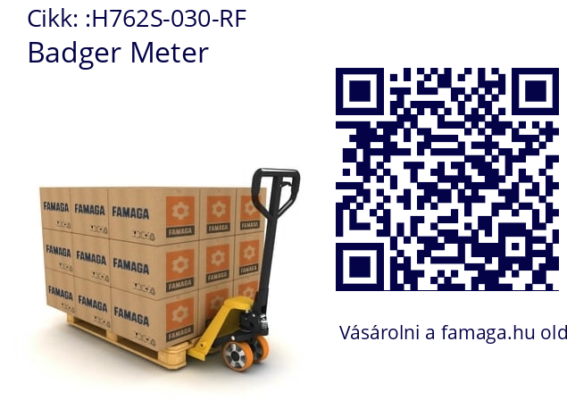   Badger Meter H762S-030-RF