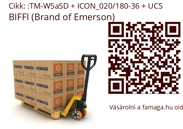   BIFFI (Brand of Emerson) TM-W5aSD + ICON_020/180-36 + UCS
