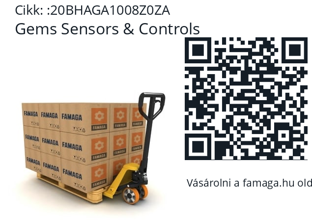   Gems Sensors & Controls 20BHAGA1008Z0ZA