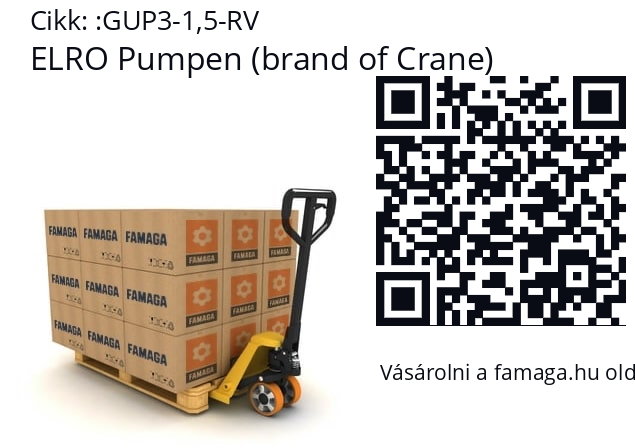   ELRO Pumpen (brand of Crane) GUP3-1,5-RV