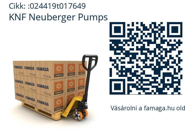   KNF Neuberger Pumps 024419t017649