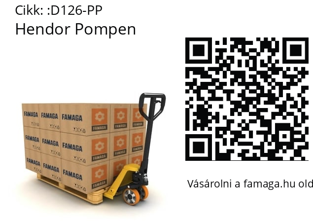   Hendor Pompen D126-PP