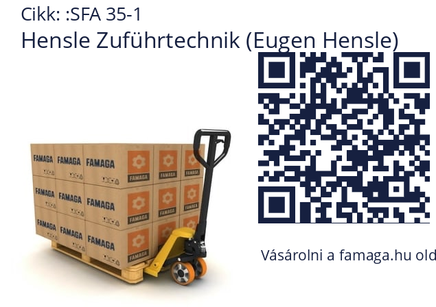   Hensle Zuführtechnik (Eugen Hensle) SFA 35-1