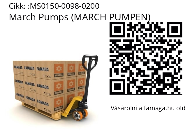   March Pumps (MARCH PUMPEN) MS0150-0098-0200