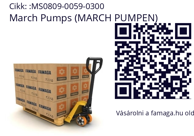  March Pumps (MARCH PUMPEN) MS0809-0059-0300
