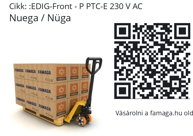   Nuega / Nüga EDIG-Front - P PTC-E 230 V AC
