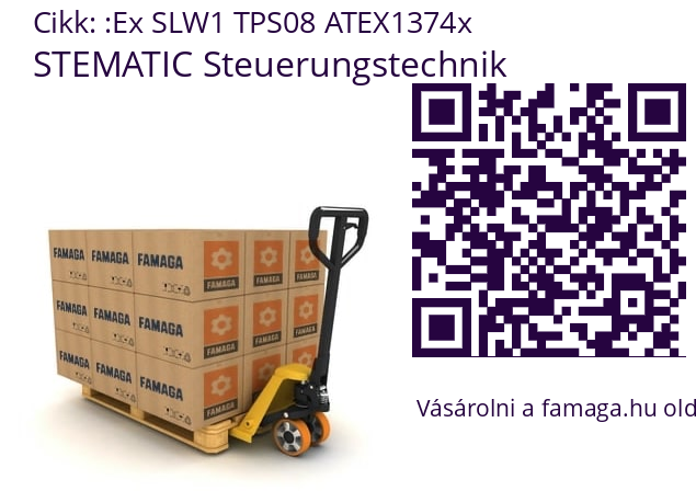   STEMATIC Steuerungstechnik Ex SLW1 TPS08 ATEX1374x