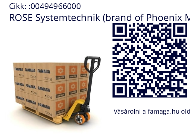   ROSE Systemtechnik (brand of Phoenix Mecano) 00494966000